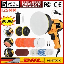Profi Auto Poliermaschine Polierer Poliergerät Schleifmaschine 125mm Politur Set