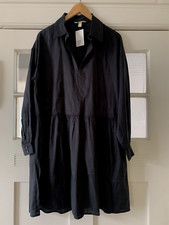 H&M luftiges Kleid Schwarz &