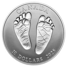 Kanada 10 Dollar Babymünze: Baby - Welcome to the World! 2025 1/2 oz Silber PP