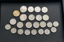 Konvolut alte Münzen Schweiz, 10 + 5 + 2 Franken  , Sammlung, Helvetica / 85 Fr.