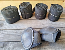 Streichkappen und bandagen pferde reiten beine