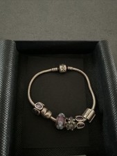 Pandora Armband + Charm Silber