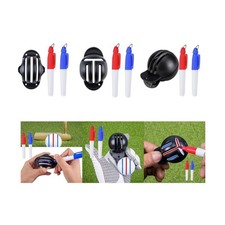 Golfball-Marker, Ausrichtungswerkzeug mit 2 , Schablonenwerkzeugen,