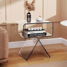 Moderner Acryl-Beistelltisch – Stilvoll, Vielseitig und Kompakt