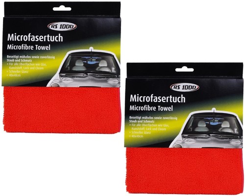 Microfaser tuch außen - außen, rot