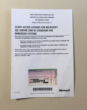 MS SQL Server 2008 STD 1er OEM Device CAL (für Geräte) R1+R2
