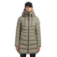 khujo Tuhani3 Matt Damen-Jacke Winterjacke Parka Mantel Wintermantel Mint Grün