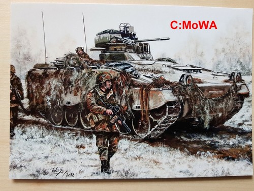 Postkarte spz marder mit - (spz,