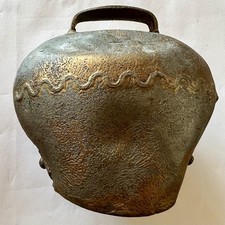 Antike Kuhglocke Höhe ca. 13 cm