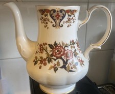 Vintage Colclough Bone China "Royale" Kaffeekanne Mabe In England