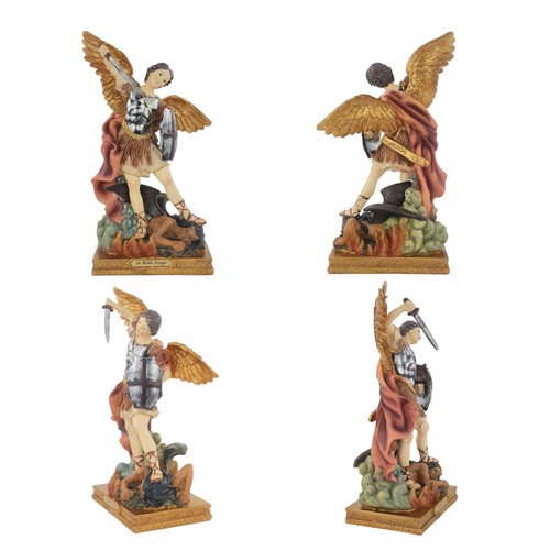 Heiligenfigur erzengel michael - heiligenfigur,