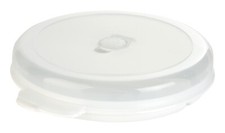 Mikrowellenteller weiß Deckel