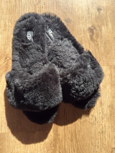 Ugg fellhausschuhe schwarz - fellhausschuhe, gr