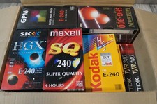 VHS-Sammlung 60 Videokassetten