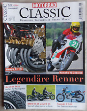 Motorrad Classic 5/2004 Honda Six Replica BMW R47 R63 Triumph 3T Yamaha TZ 250