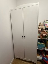 Kinderkleiderschrank Weiß –