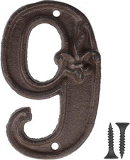 Hausnummer aus Gusseisen -