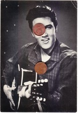 Autogrammkarte Elvis Presley nicht signiert