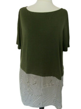 Sheego Damen T-Shirt Khaki
