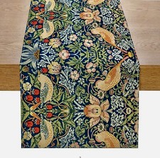Tischläufer, Frühlings, Leinenoptik 32 X 182 cm W.Morris Stil