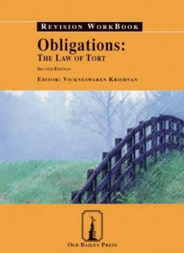 Obligations the law tort - the,