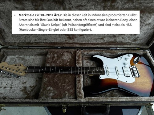 Squier bullet stratocaster mit - squier,