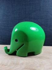 Colani Elefant Spardose XXL 17cm Dresdner Bank 80er Vintage Design mit Schlüssel