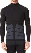 Odlo Evolution Warm Herren-Shirt mit Kragen, hält super warm, UVP 85 €, Gr. S