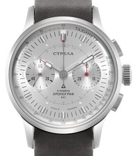 Neu! "Silver Strela" Chronograph Cosmos 40mm   CO40CYS