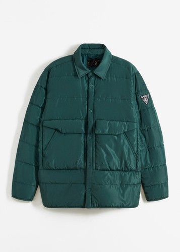 Steppjacke mit aufgesetzten