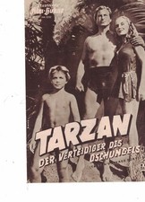 TARZAN Der Verteidiger des Dschungels   Lex Barker   Filmprogramm IFB 2050