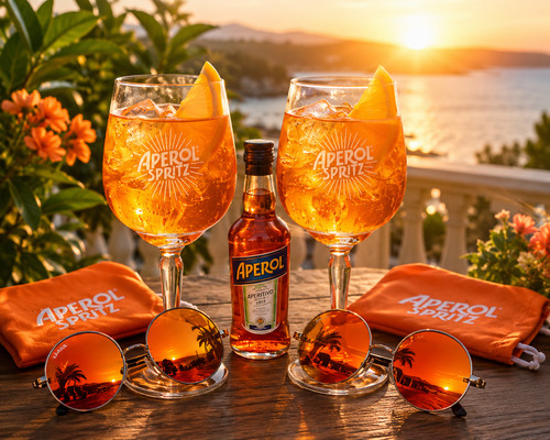 Sommer set aperol spritz - sommer, 2