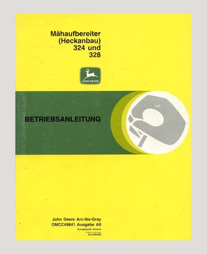 John deere mähaufbereiter 324 - mähaufbereiter,