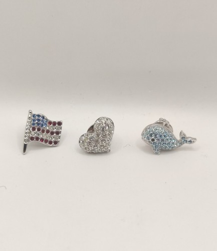 Swarovski pins drei teile - swarovski, pins,