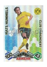 Match Attax 10/11 - 346 - MATS HUMMELS - Club Einhundert