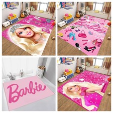 Neu Kinderteppich Barbie Prinzessin Teppich Mädchen Fußmatte Türmatte Bodenmatte