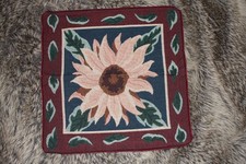 Kissenbezug Gobelin Samt 40x40 Weinrot Gemustert