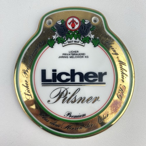 Zapfhahnschild licher pilsner - zapfhahnschild,