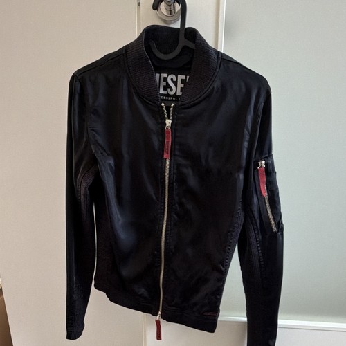 Diesel jacke tailliert schwarz - diesel,