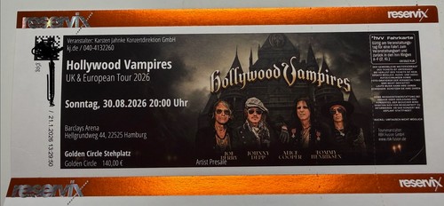 Hollywood vampires live - hollywood,