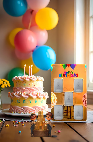 Geschenkkarte happy birthday - "happy, birthday"