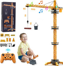 Ferngesteuerte Turmkran, 12 Kanäle 2,4 Hz RC Turmdrehkran, 680 Grad Rotation Fer