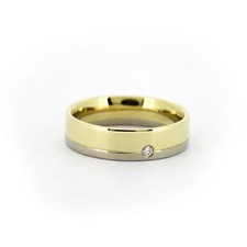 Ring 585 Gold 14 kt bicolor -