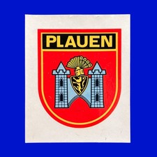 DDR Abziehbild Schiebebild PLAUEN 1986