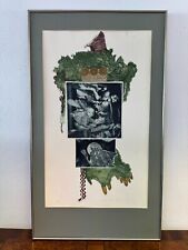 SIGNIERTE LITHOGRAFIE IN PASSEPARTOUT GERAHMT  58x100cm