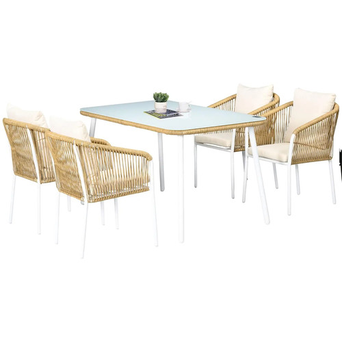 Polyrattan gartenmöbel set - polyrattan,