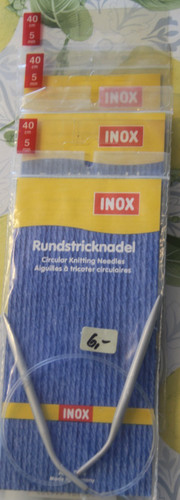 Perlon rundstricknadel 5mm - perlon,