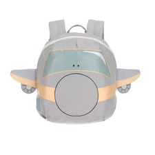 Lässig Kindergarten Rucksack Tiny Flugzeug 12030211004 grau
