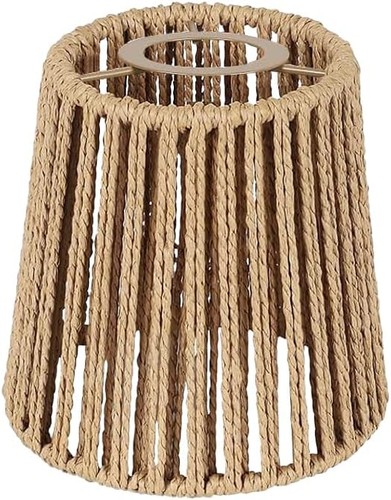 Boho rattan lampenschirm - boho,