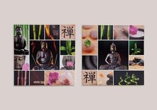 2 er Set Buddha Bild 70cm x